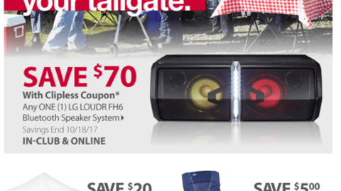 BJ's 'Tunes for Your Tailgate' Email
